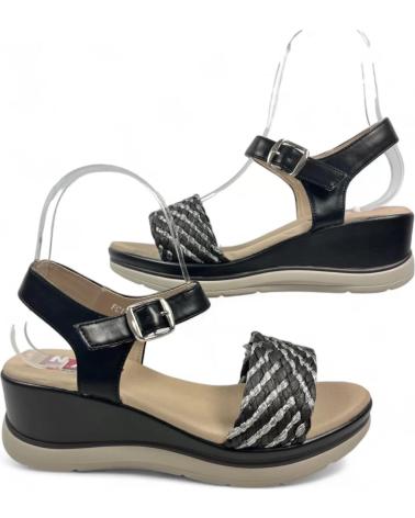 Woman Sandals TIMBOS SANDALIA CUNA COMODA MUJER 130119  NEGRO