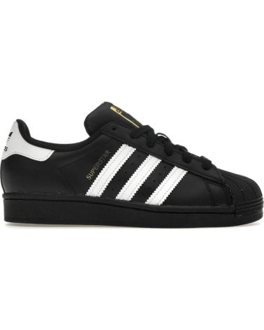 Deportivas de Mujer y Hombre y Niña y Niño ADIDAS CALZADO MARCA MODELO SUPERSTAR J NEGRO