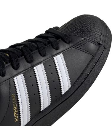 Deportivas de Mujer y Hombre y Niña y Niño ADIDAS CALZADO MARCA MODELO SUPERSTAR J NEGRO