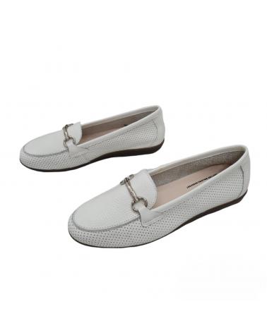  de Mujer 24 HORAS MOCASIN PIEL BLANCO ADRIA WHITE