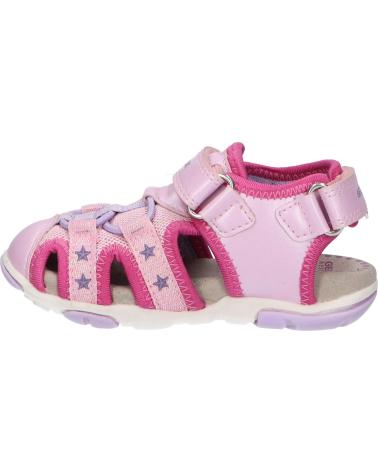 girl Sandals GEOX B250ZA 0AJGN B SANDAL AGASIM C8057 LT PINK-LILAC  ROSA