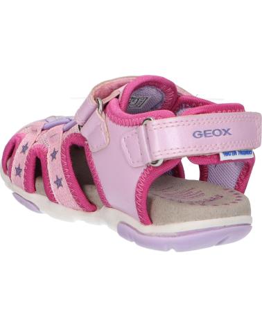 girl Sandals GEOX B250ZA 0AJGN B SANDAL AGASIM C8057 LT PINK-LILAC  ROSA