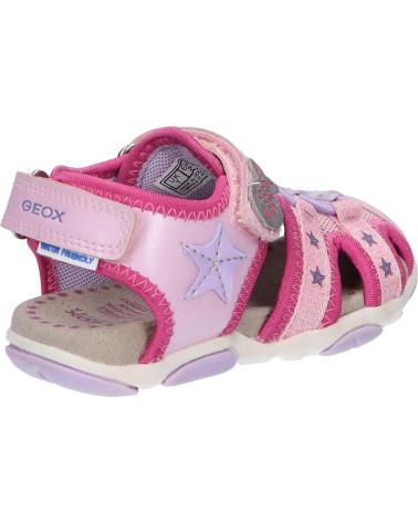 girl Sandals GEOX B250ZA 0AJGN B SANDAL AGASIM C8057 LT PINK-LILAC  ROSA