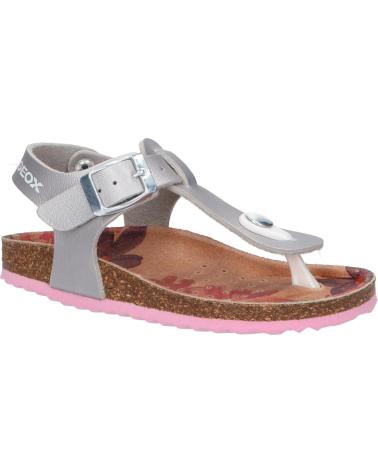 Sandálias GEOX  de Menina J258MB 000NF J ADRIEL C1007 SILVER  PLATA