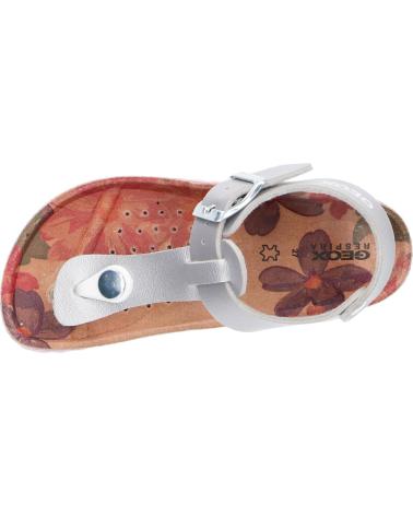 Sandálias GEOX  de Menina J258MB 000NF J ADRIEL C1007 SILVER  PLATA