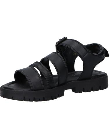 girl Sandals GEOX J25FYB 000BC J SANDAL STARBLUSH C9999 BLACK NEGRO