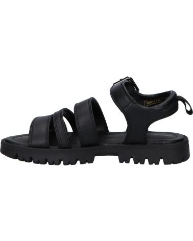 girl Sandals GEOX J25FYB 000BC J SANDAL STARBLUSH C9999 BLACK NEGRO