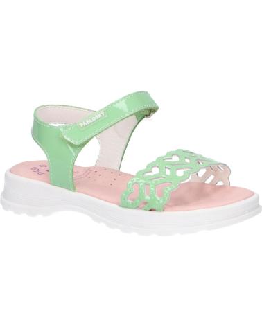 Sandalen PABLOSKY  für Mädchen 411299  CHAROL VERDE ACIDO
