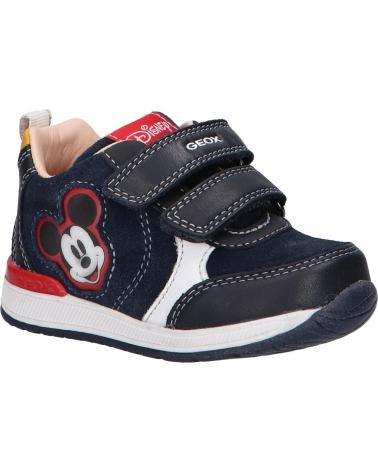 Deportivas GEOX  de Niña y Niño B160RB 02285 B RISHON C4211 NAVY-WHITE  AZUL