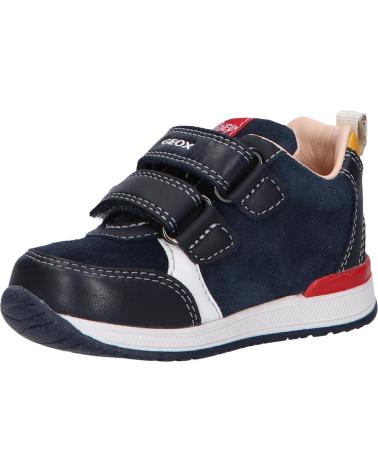 Deportivas GEOX  de Niña y Niño B160RB 02285 B RISHON C4211 NAVY-WHITE  AZUL