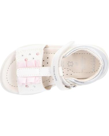 girl Sandals GEOX B2521B 0BC09 B VERRED C1000 WHITE  BLANCO