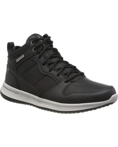 Deportivas de Hombre SKECHERS BOTINES PLANOS DELSON-RACON HOMBRE NEGRO