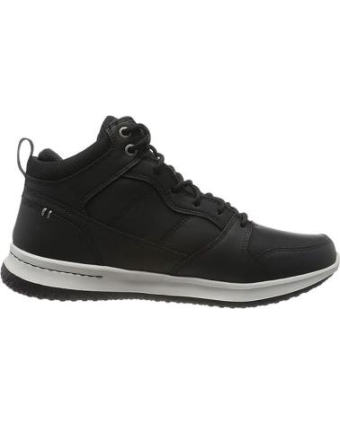 Deportivas de Hombre SKECHERS BOTINES PLANOS DELSON-RACON HOMBRE NEGRO