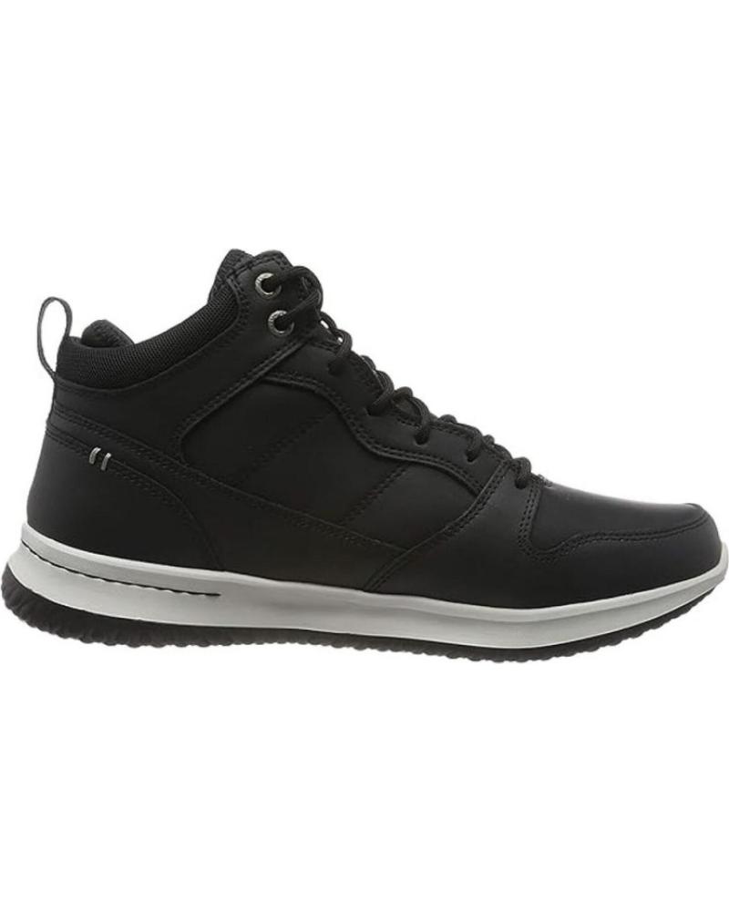 Deportivas de Hombre SKECHERS BOTINES PLANOS DELSON-RACON HOMBRE NEGRO