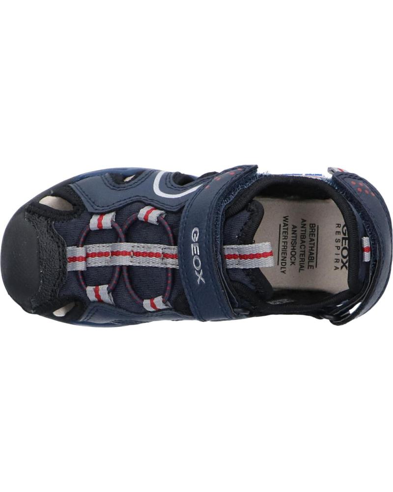 Geox boys J BOREALIS BOY D SANDALS, frosted grey, 24 EU