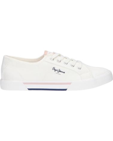 Woman and girl and boy Trainers PEPE JEANS PGS30543 BRADY  800 WHITE