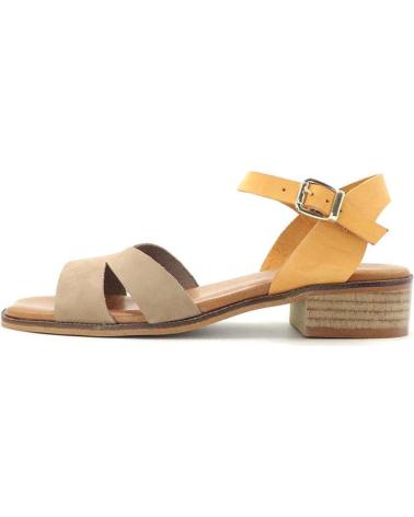 Sandálias MERISSELL  de Mulher SANDALIA TOCA 204  ORANGE - TAUPE