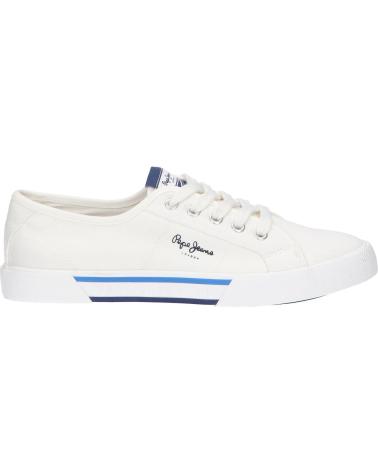 Sportivo per Donna e Bambina e Bambino PEPE JEANS PBS30527 BRADY 800 WHITE
