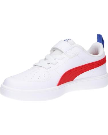 PUMA RICKIE AC SNEAKER 385836-05 WEISS MIT ROTEM STREIFEN 05-WHITE-HIGHRISK