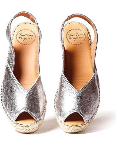 TONI PONS ALPARGATA BERNIA B COLOR PLATINO PLATA