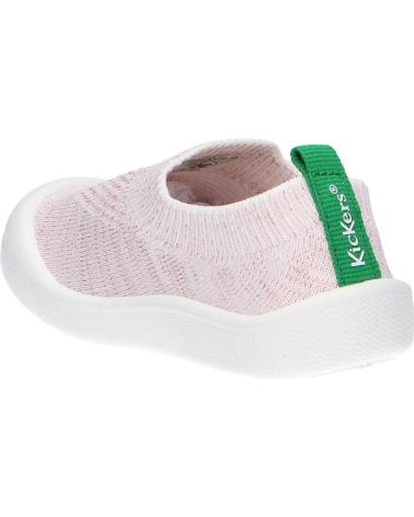Scarpe KICKERS  per Bambina e Bambino 878463-10 KICK EASY  33 BLANC ROSE