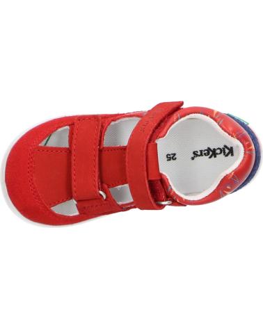 Zapatos de Niña y Niño KICKERS 692396-10 KID 43 ROUGE BLEU BATE