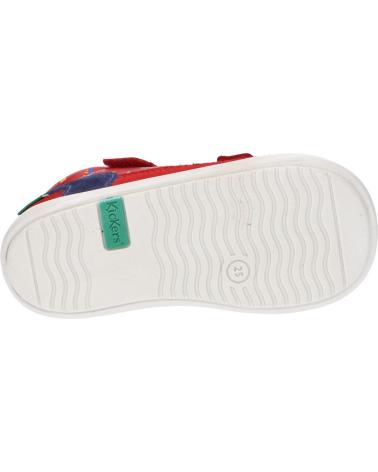 Zapatos de Niña y Niño KICKERS 692396-10 KID 43 ROUGE BLEU BATE