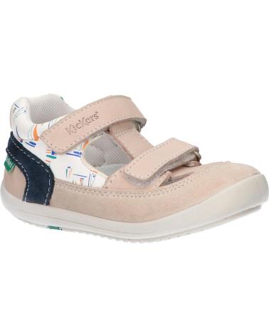 Zapatos de Niña y Niño KICKERS 692397-10 KID 31 BLANC CASSE BLE