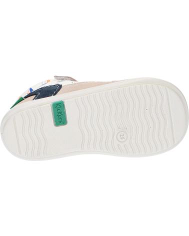 Zapatos de Niña y Niño KICKERS 692397-10 KID 31 BLANC CASSE BLE