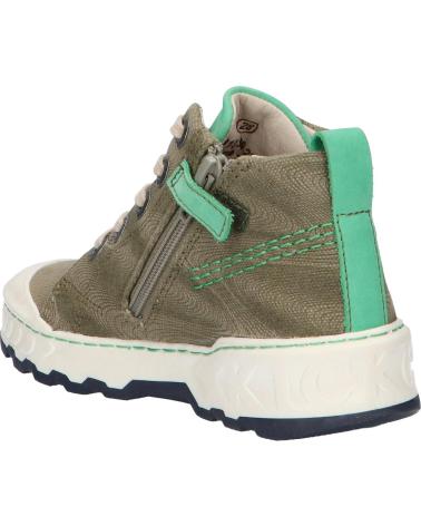 Deportivas de Niña y Niño KICKERS 894810-30 KICKRUP 201 KAKI GRIS