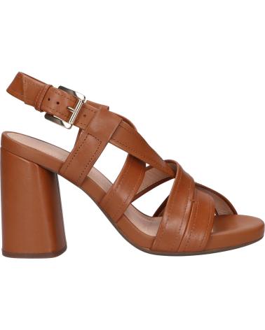 Woman Sandals GEOX D02GSB 00043 D GENZIANA HIGH C6001 COGNAC