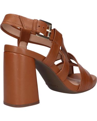 Woman Sandals GEOX D02GSB 00043 D GENZIANA HIGH C6001 COGNAC