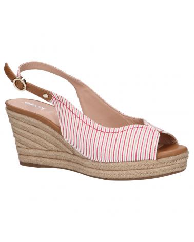 Sandalen GEOX  für Damen D15N7A 01043 D SOLEIL  C0212 RED-SAND