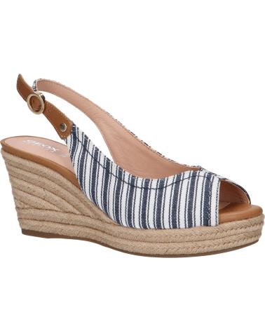 Sandalen GEOX  für Damen D15N7A 01043 D SOLEIL  C4211 NAVY-WHITE