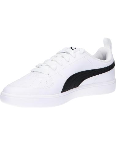 Woman and girl and boy sports shoes PUMA 384311 RICKIE JR  03 WHITE