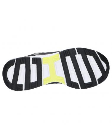 Woman and girl and boy Zapatillas deporte KAPPA 3117L6W FASTER PU LACE A0Q BLACK-GREEN LIME