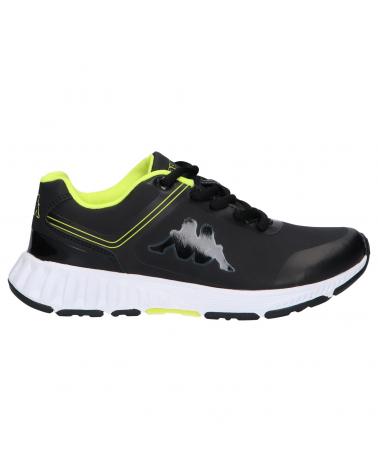 Woman and girl and boy Zapatillas deporte KAPPA 3117L6W FASTER PU LACE A0Q BLACK-GREEN LIME