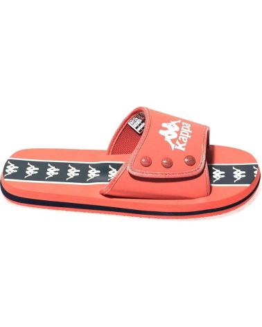 Woman and boy Flip flops KAPPA CHANCLAS BANDA LAPUSH 2 AUTHENTIC RED O  MULTICOLOR