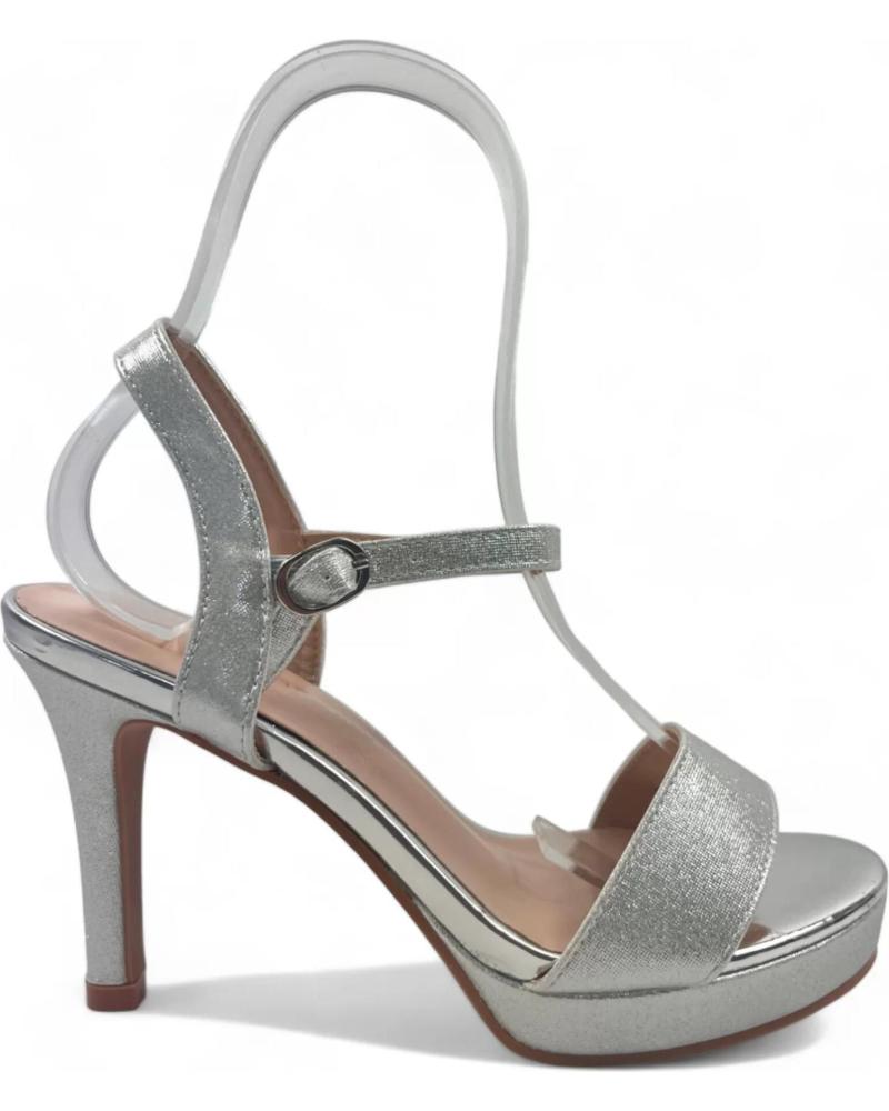 Woman Sandals TIMBOS SANDALIA TACON FIESTA PLATAFORMA MUJER PLATA 130145  PLATEADO
