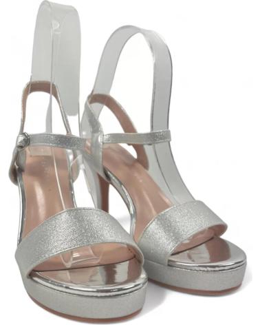 Woman Sandals TIMBOS SANDALIA TACON FIESTA PLATAFORMA MUJER PLATA 130145  PLATEADO