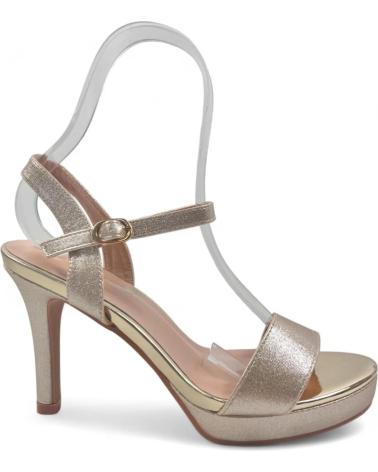 Woman Sandals TIMBOS SANDALIA TACON FIESTA PLATAFORMA MUJER ORO 130144  AMARILLO