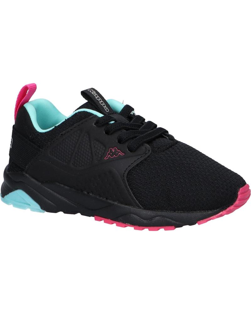 Kappa Scarpe Da Interno Per Bambini Nero-Verde 95K0783001
