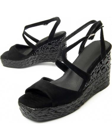 Woman Sandals MONTEVITA WESPARTO15  BLACK