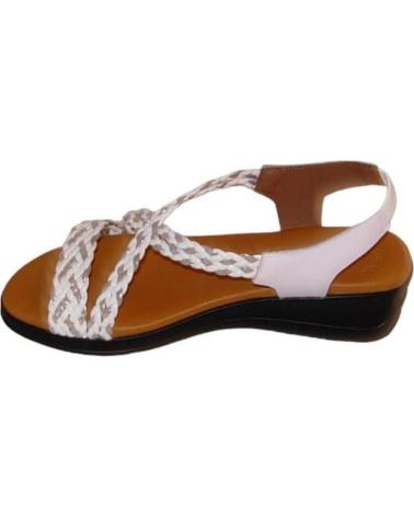 Sandalias MAWEN  de Mujer y Hombre SANDALIA CUNA MUJER  BLANCO