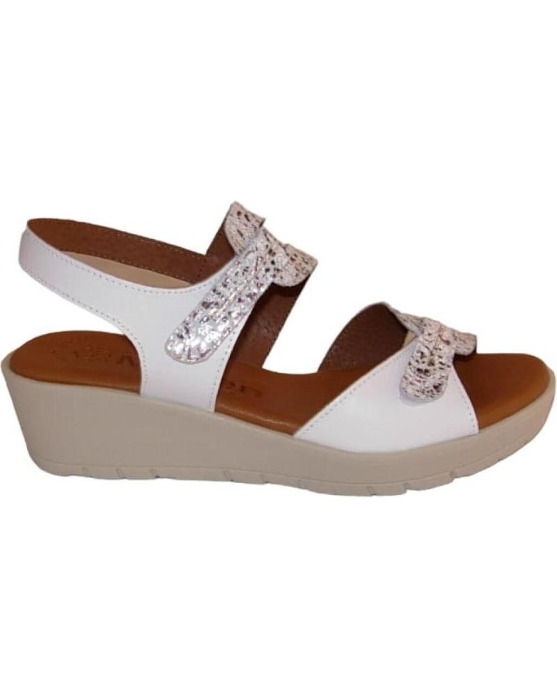 Sandales MAWEN  pour Femme SANDALIA CUNA MUJER  BLANCO