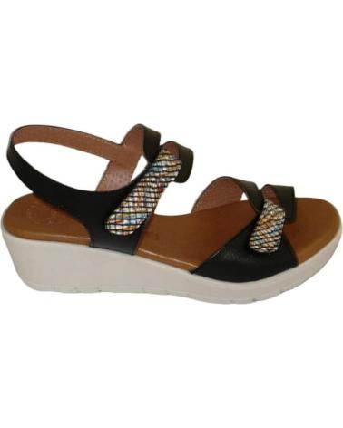 Woman Sandals MAWEN SANDALIA CUNA MUJER  NEGRO