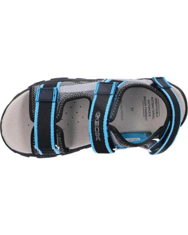 Sandalias GEOX  de Niño J1524A 014CE J SANDAL STRADA  C2276 DK GREY-LT BLUE