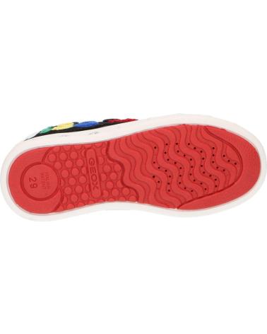 girl Trainers GEOX J268WC 000BC J SKYLIN  C0048 BLACK-RED