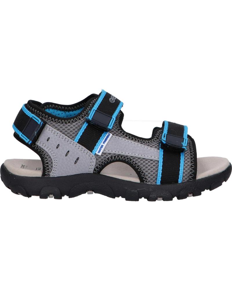 Sandalias GEOX  de Niño J1524A 014CE J SANDAL STRADA  C2276 DK GREY-LT BLUE
