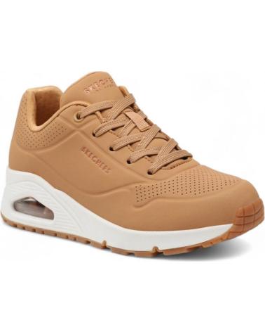Sapatilhas SKECHERS  de Mulher SNEAKERS UNO-STAND ON AIR MUJER CUERO  MARRóN